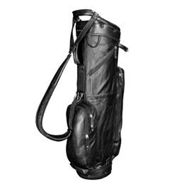 SunMountain Leather Cart Bag, black