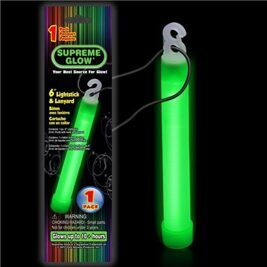 6" Glow Stick Grün