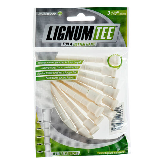 Lignum Tee 3 1/8" 82mm, white