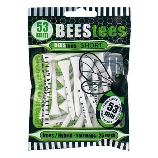 BEEStees Holztees Small Pack, 2 1/8"
