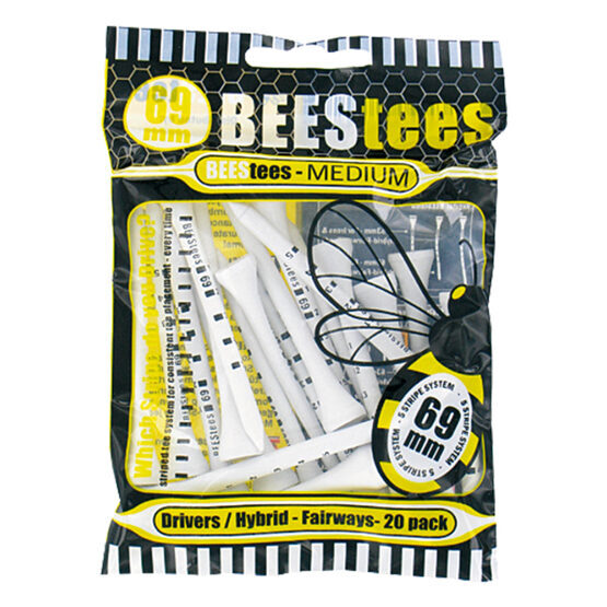 BEEStees Holztees Small Pack, 2 3/4"