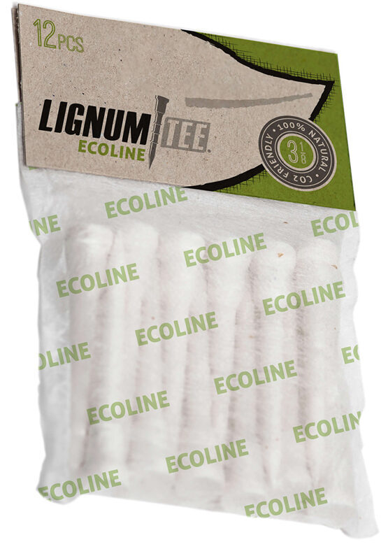 Lignum Tee ECO 3 1/8" 82mm, white